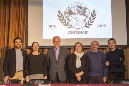 Presentació ahir del programa d’activitats del centenari de la Societat Ateneu de Tàrrega.