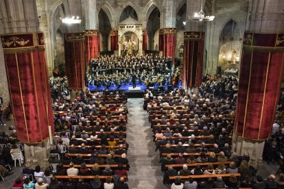 La iglesia de Santa Maria se llenó el año pasado hasta la bandera.