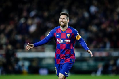 Messi volvió a protagonizar una actuación estelar y anotó tres de los cuatro goles del Barça, todos a balón parado.