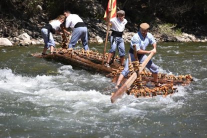 Un dels rais durant la baixada de l’any passat a Coll de Nargó.