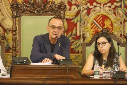 Miquel Pueyo i Jordina Freixanet, en una imatge d'arxiu