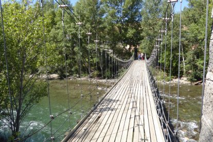 El pont de fusta de Rialp