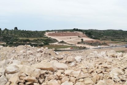 Imagen de una de las canteras denunciadas por los ecologistas. 