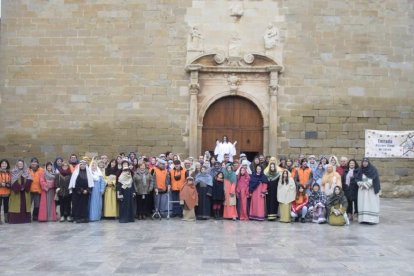 Un total de 120 figurantes forman parte del pesebre de Linyola. 