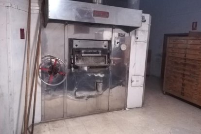 Estado actual del horno de la Cooperativa de Consum.