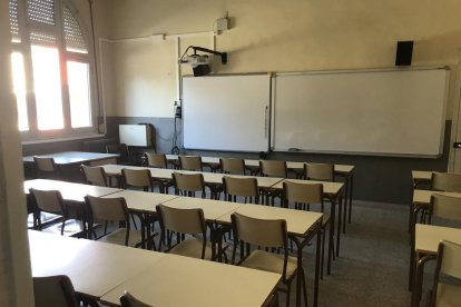 Imagen de una de las aulas del Centro de Adultos.