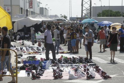 Imagen de archivo del mercado dominical de Torrefarrera.