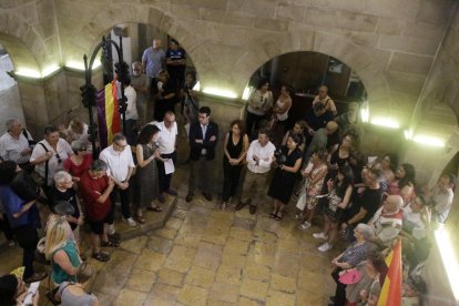 Acte d’homenatge als lleidatans a camps nazis, entre ells Josep Pach Roselló.