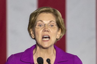 La senadora Elizabeth Warren.