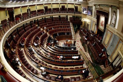 Vista del ple del Congrés dels Diputats.