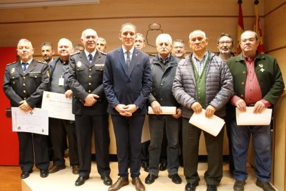 La Policía Nacional celebró ayer el 196 aniversario del cuerpo. 