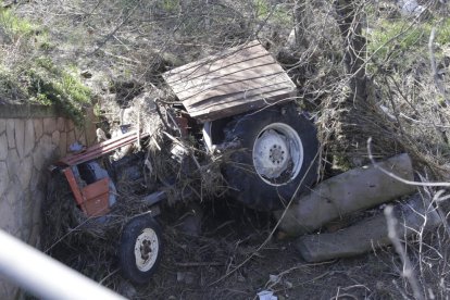 Els efectes del temporal encara es deixen veure a Juneda, on es va desbordar el torrent de la Femosa.