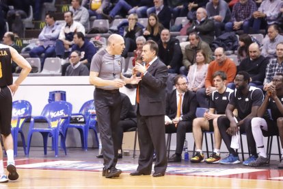 Gustavo Aranzana, en el partit contra el Castelló.