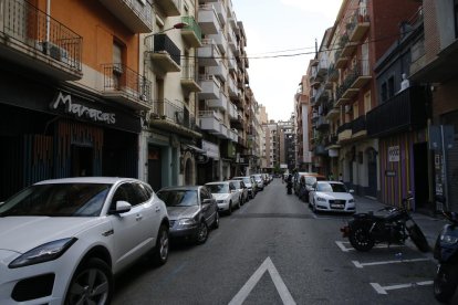 Una zona de pubs i bars a Lleida, que podria entrar a la fase 3 dilluns que ve.