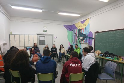 Imatge de l’assemblea d’ahir de La Garsa a Alcarràs.