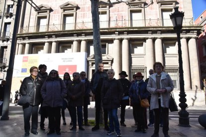 Façana de l’antiga Audiència a la rambla Ferran, edifici que ha d’acollir el Museu d’Art de Lleida.