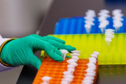 Un laboratori d'investigació d'ADN.