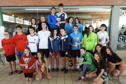 El CN Lleida gana el Provincial de natación