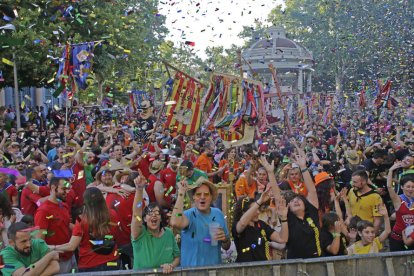 Inauguración de la cuarenta edición del Aplec del Caragol de Lleida, el año pasado en los Camps Elisis. 