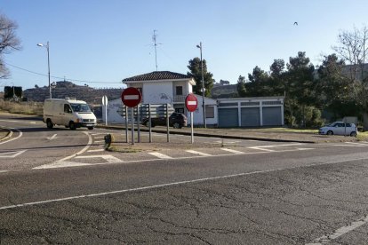 La entrada a la capital por los locales de la Creu Roja.