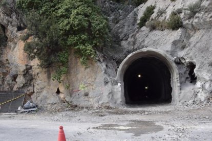 La primera galeria d’evacuació que s’ha perforat.