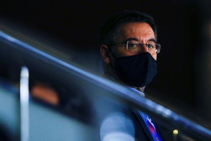 Josep Maria Bartomeu, en foto d’arxiu, podria dimitir abans de sotmetre’s al vot de censura.