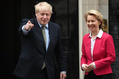 Johnson va rebre dimecres la presidenta Ursula von der Leyen.