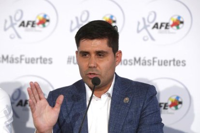 David Aganzo, president de l’Associació de Futbolistes.