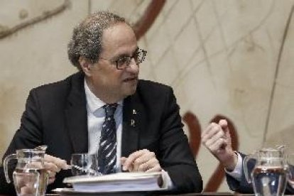 Torra demana una oferta electoral comuna de JxC i ERC 