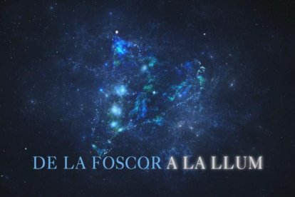 Cartel del acto ‘De la foscor a la llum’, un tributo a los fallecidos por la epidemia de la Covid-19.