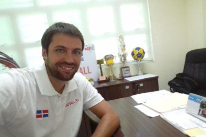 Guillem Castanyer lleva cinco años en la República Dominicana impulsando el korfball.