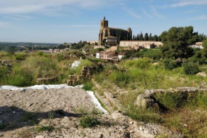 Imagen de las ruinas del Castell Formós de Balaguer. 