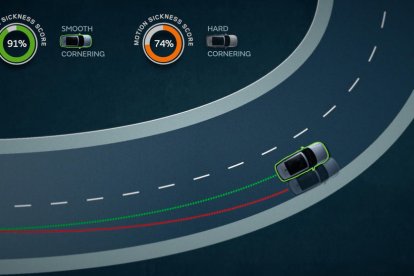 Jaguar Land Rover desenvolupa en primícia un software que reduirà el mareig per moviment a l'aconseguir adaptar l'estil de conducció dels futurs vehicles autònoms.