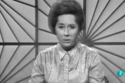 Maruja Callaved en su programa.