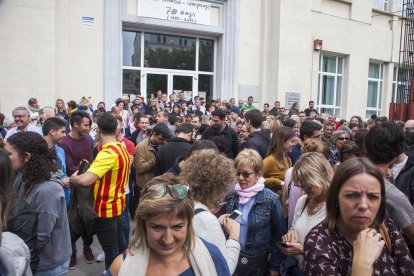 La celebración del referéndum en Agramunt.