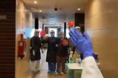 Primera alta d'un pacient amb coronavirus de l'hotel hospital Nastasi de Lleida