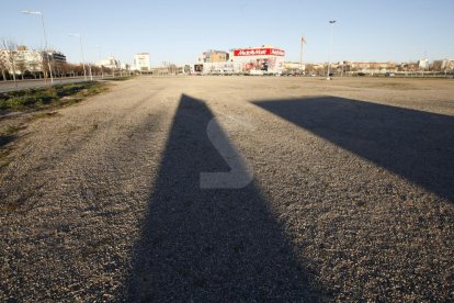 El solar a Copa d'Or, que els últims anys acollia les Firetes.