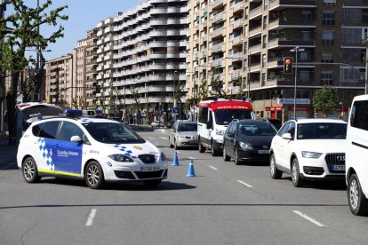 Controles de la Urbana la semana pasada en Ronda. 