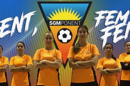 L’equip femení del FC Seròs Esportiu, que en principi militarà a la Primera divisió catalana.