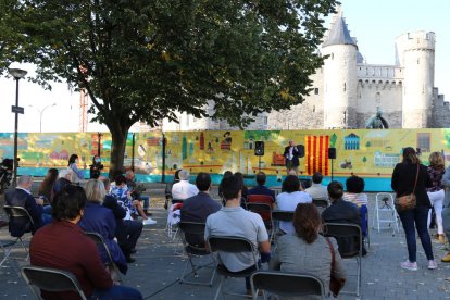 Puigdemont a l'acte de celebració de la Diada: 