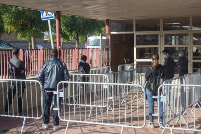 Las pruebas se realizan en el pabellón polivalente de Cervera.