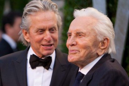 Kirk Douglas i el seu fill Michael.