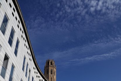 Vista de la sede de los juzgados de Lleida en el Canyeret. 