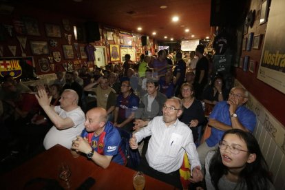 La afición barcelonista de Lleida tuvo que cancelar la fiesta