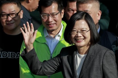 La presidenta de Taiwan, Tsai Ing-wen.