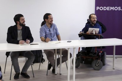 Imagen de archivo de parte de la Ejecutiva de Podemos.