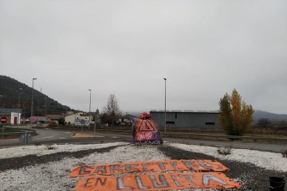 Una de las acciones de la campaña de protesta del extrabajador.