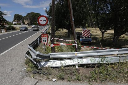 El lloc on es va produir l'accident.