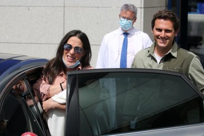 Malú i Albert Rivera reben l'alta després de nàixer dissabte la seua filla Lucía