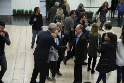 El cap de Govern, Toni Martí, diumenge durant la votació.